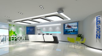 EPSON愛普生（中國）有限公司辦公室裝修設計方案