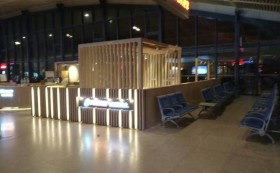 武漢高鐵站VIP店裝修工程施工現(xiàn)場_康藍(lán)裝飾公司