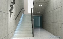 昆明康捷生物科技辦公樓樓梯間設計