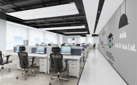 深圳松博信息咨詢公司辦公室設(shè)計